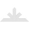Ekena Millwork Richland Architectural Grade PVC Gable Bracket, 36"W x 18"H x 2"D x 4"F, 12/12 Pitch GBP036X18X0204RIC00 - alternate 4